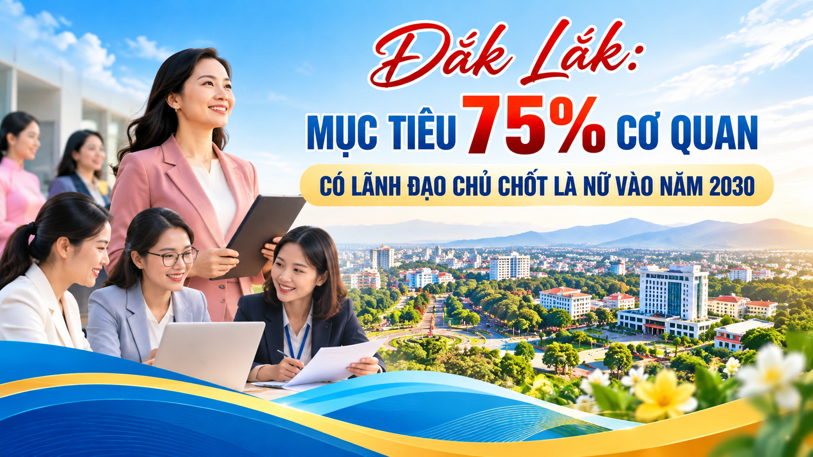 Đắk Lắk: Mục tiêu 75% cơ quan có lãnh đạo chủ chốt là nữ vào năm 2030