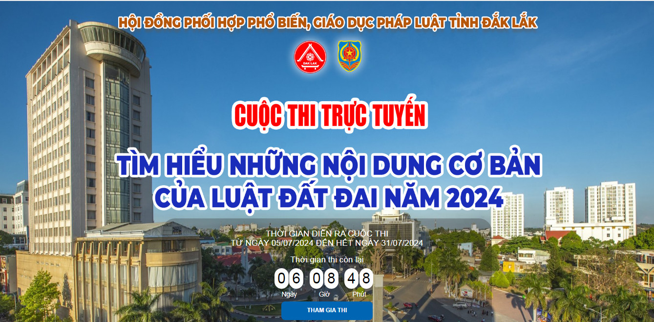 Những kết quả nổi bật của Cuộc thi trực tuyến “Tìm hiểu những nội dung cơ bản của Luật Đất Đai năm 2024”