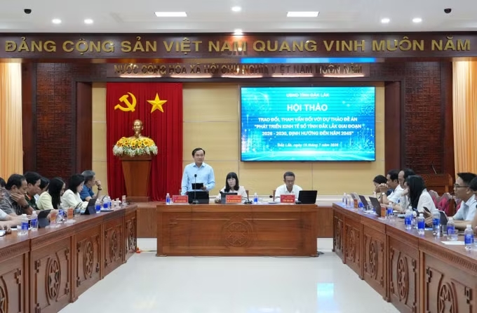 Đắk Lắk tổ chức hội thảo tham vấn dự thảo đề án phát triển kinh tế số, hướng tới tương lai bền vững