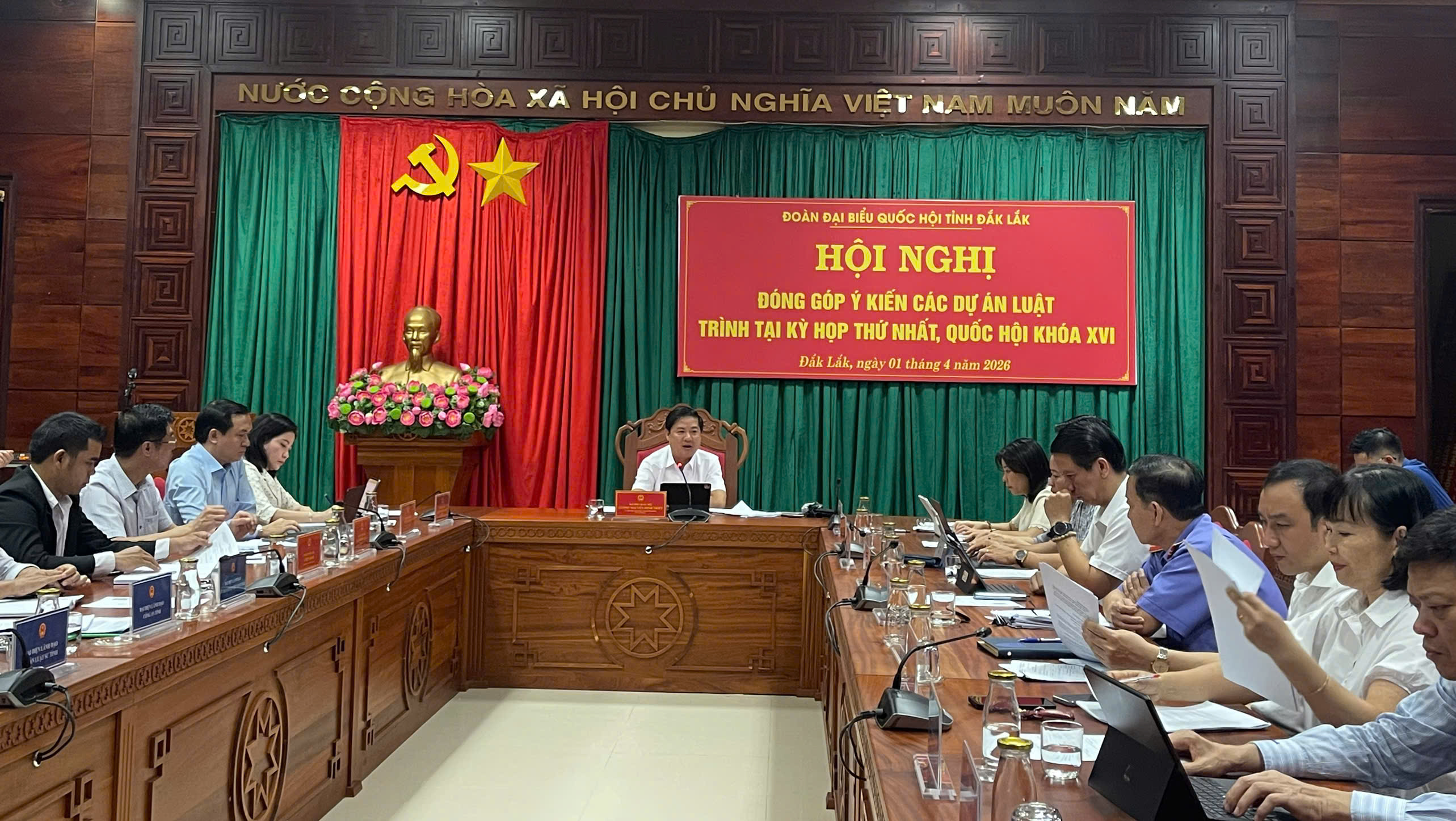 Đắk Lắk: lấy ý kiến hoàn thiện 4 dự án Luật quan trọng trước Kỳ họp Quốc hội khóa XVI